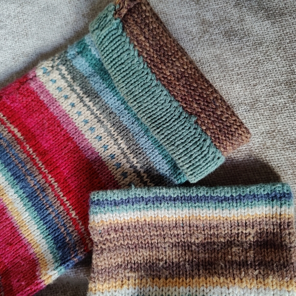 Vintage Lauren Ralph Lauren Hand Knit Navajo Cardigan with tie, Size PM - Picture 14 of 15